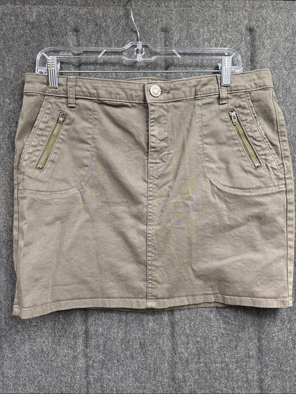 GAP Stretch Skirt in Taupe-Grey